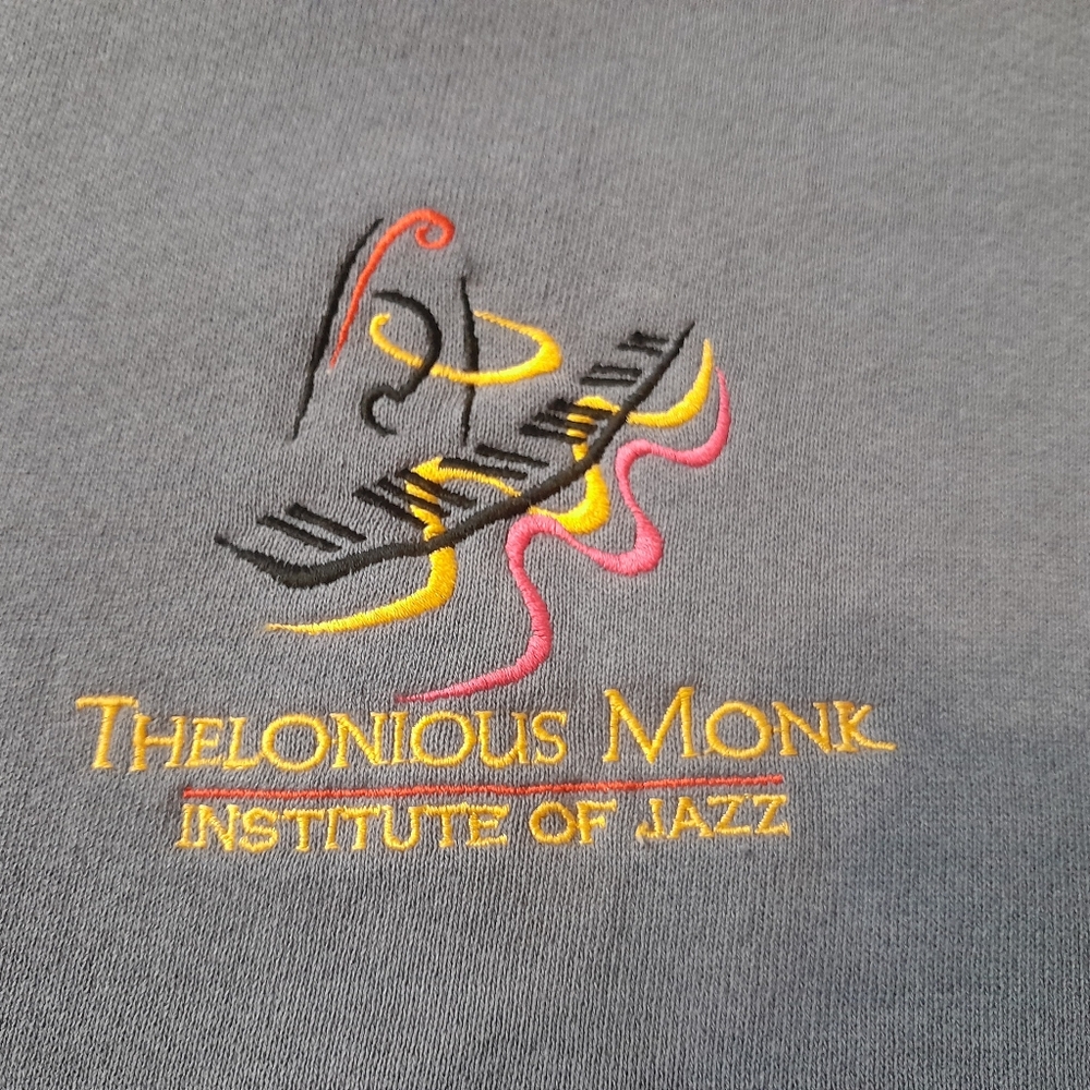 Vintage Thelonious Monk Institute of Jazz Sweatshirt Men's Size XL 1990s ~~ RARE